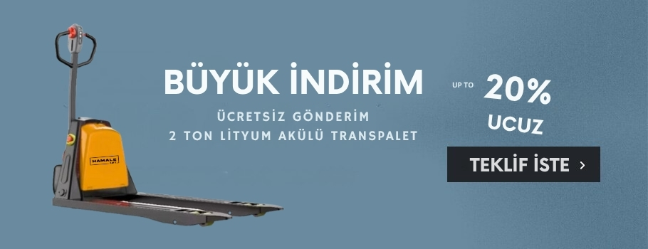 lityum akülü transpalet